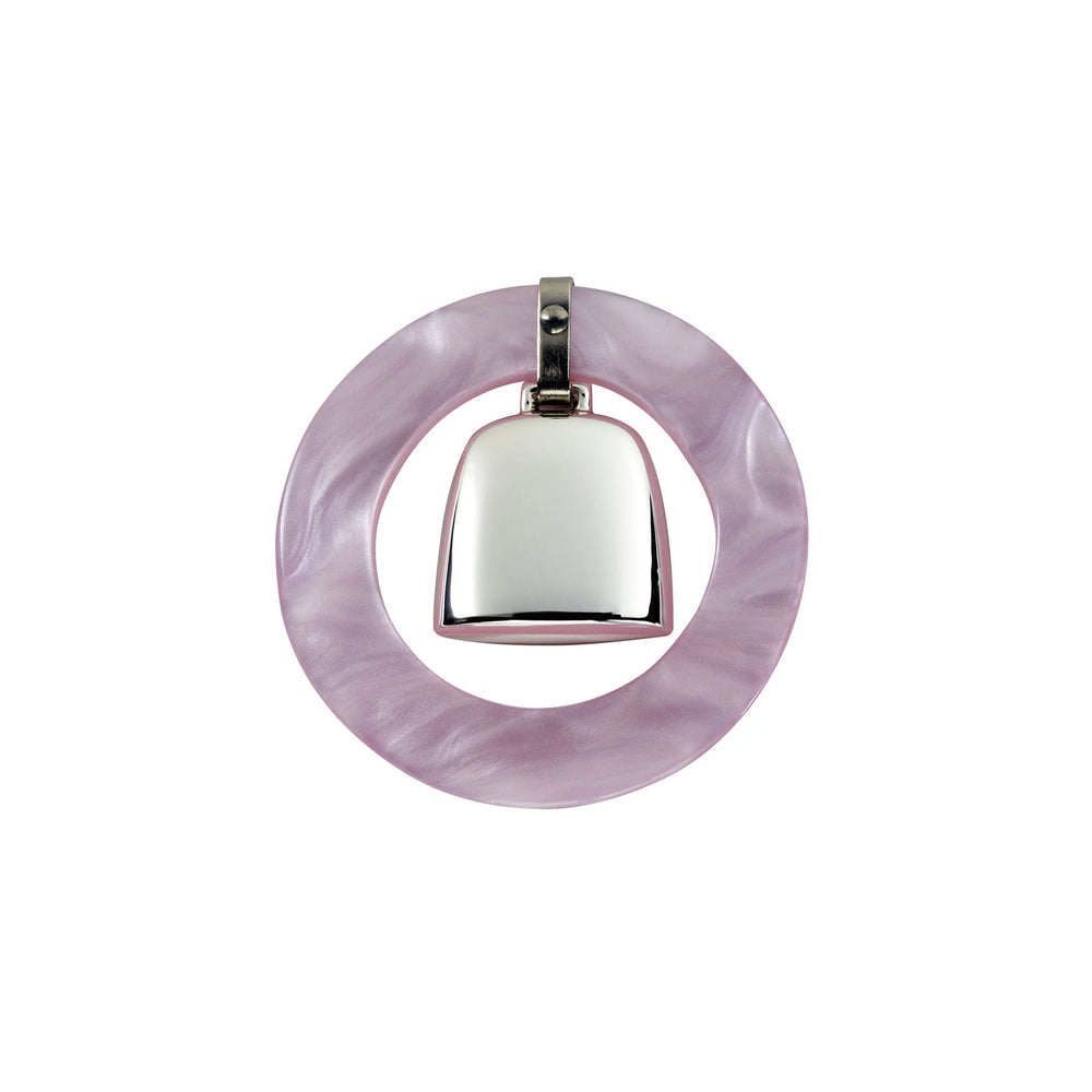 Teething Ring & Rattle in Sterling Silver