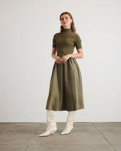 Teresa Knit Dress in Fern