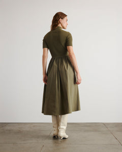 Teresa Knit Dress in Fern