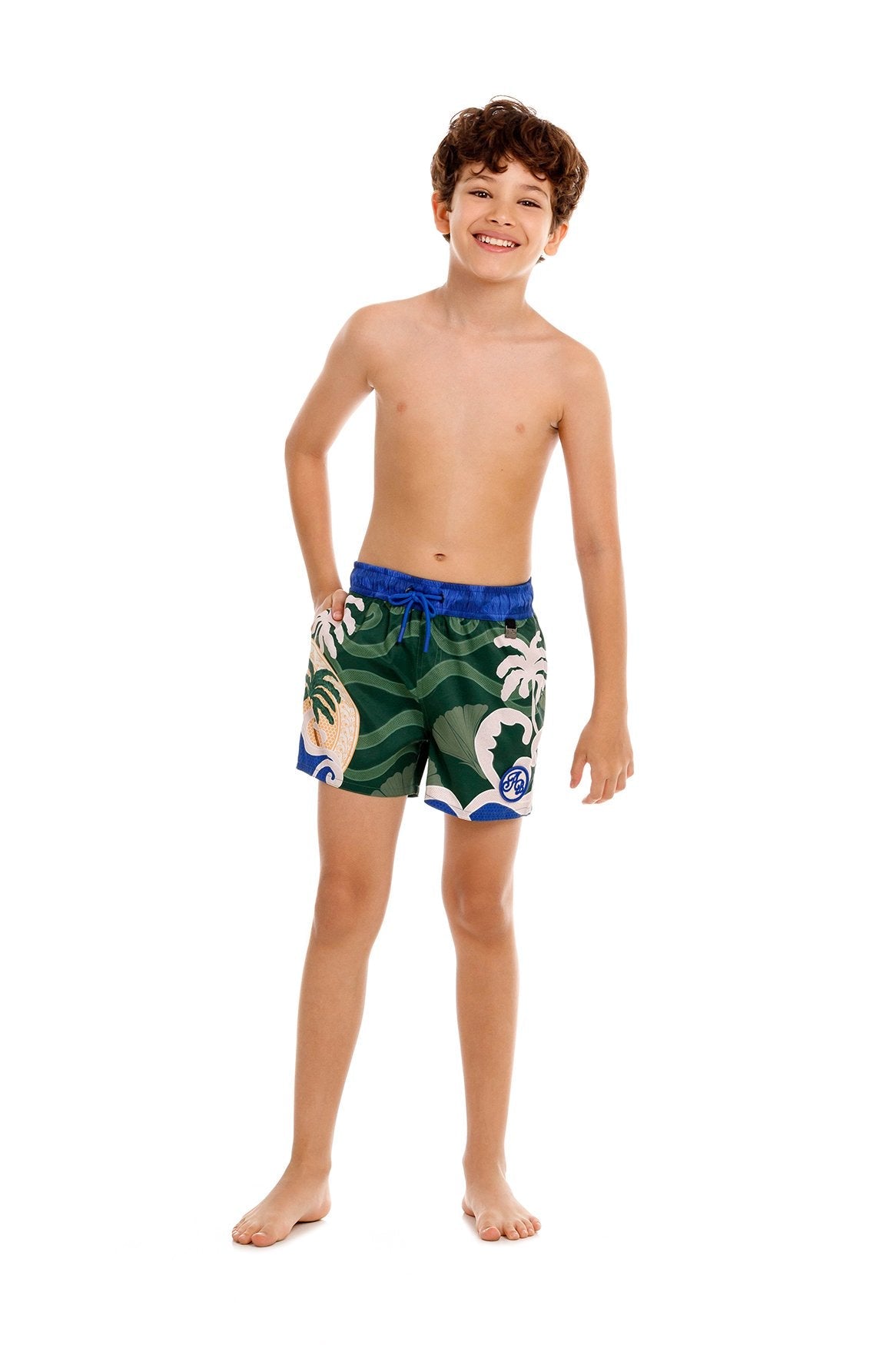 Nick Kids Swim Trunks in Thamar