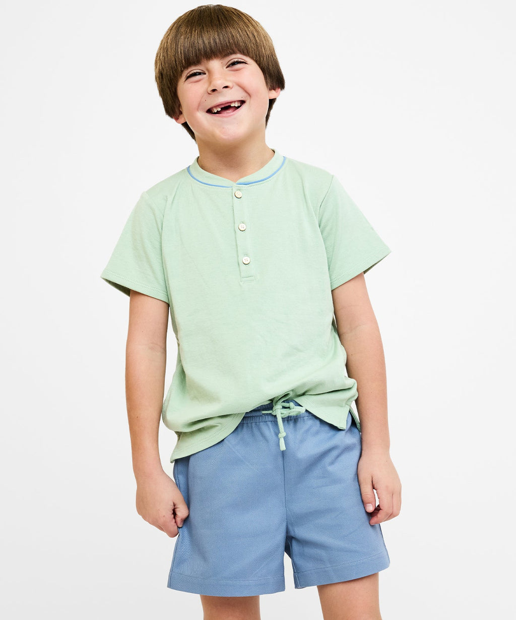 Thames T-Shirt in Dusty Seafoam