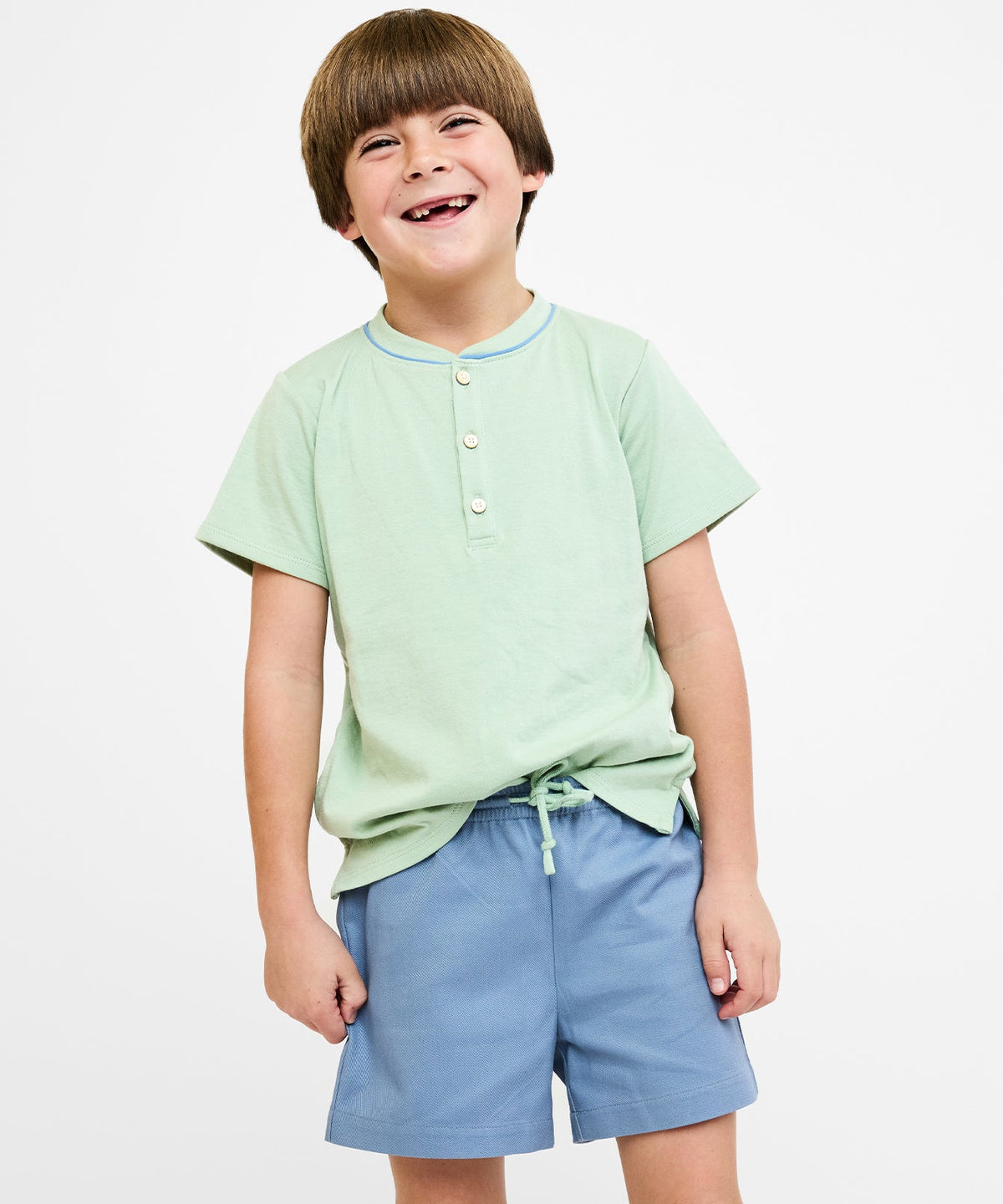 Thames T-Shirt in Dusty Seafoam