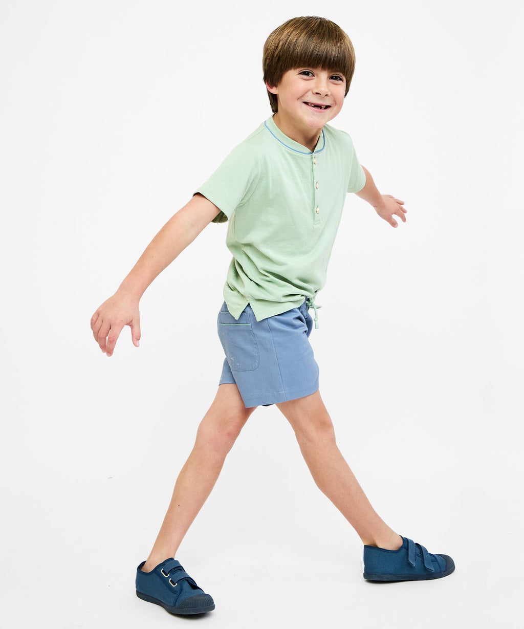 Thames T-Shirt in Dusty Seafoam