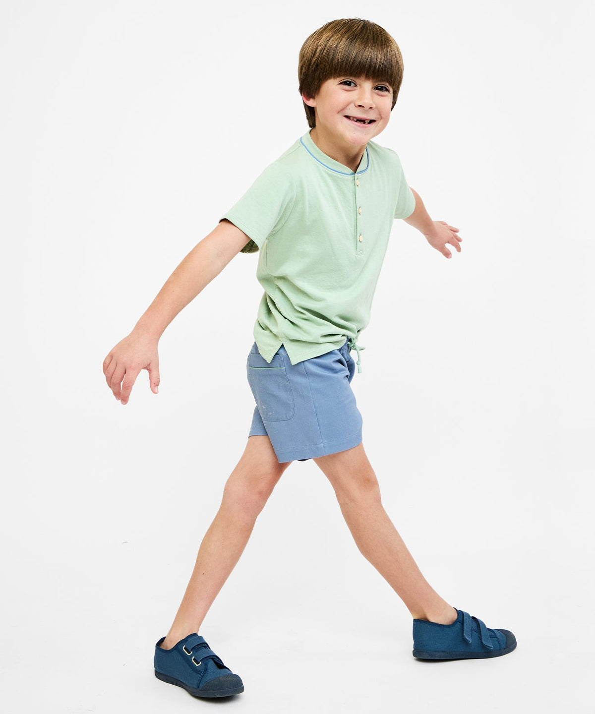 Thames T-Shirt in Dusty Seafoam