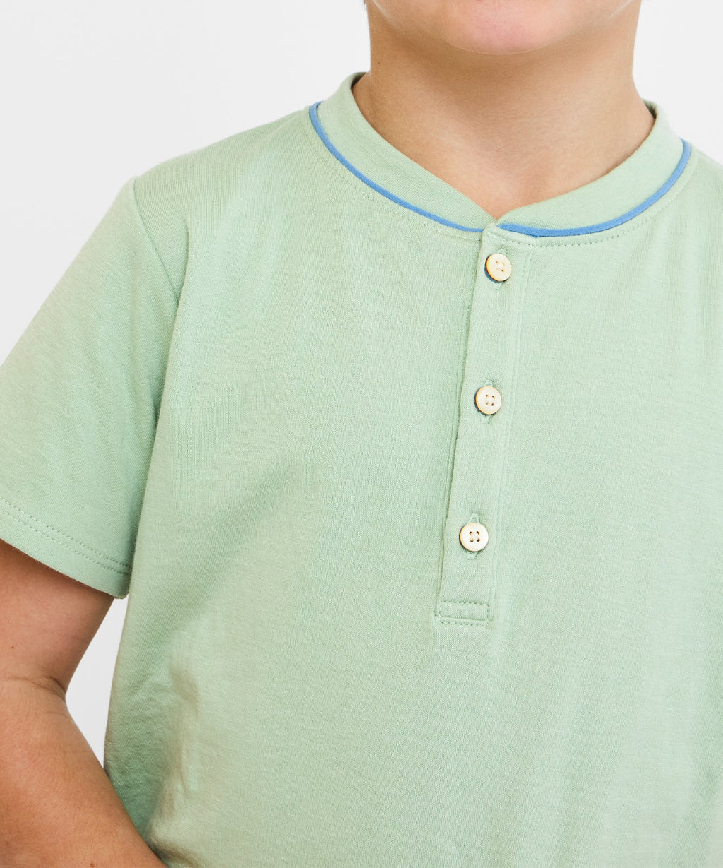 Thames T-Shirt in Dusty Seafoam