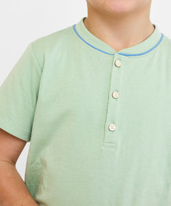 Thames T-Shirt in Dusty Seafoam
