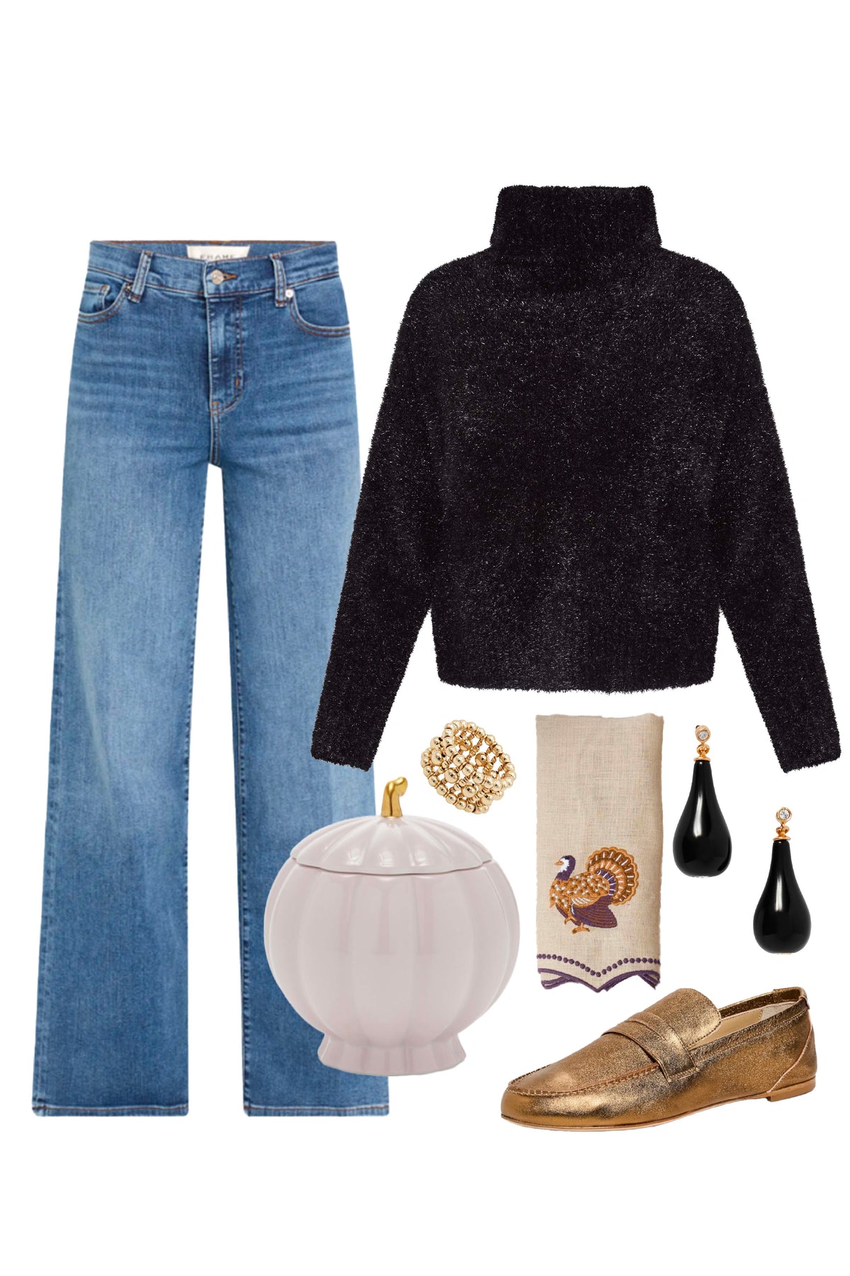 Tini Time Turtleneck in Twilight