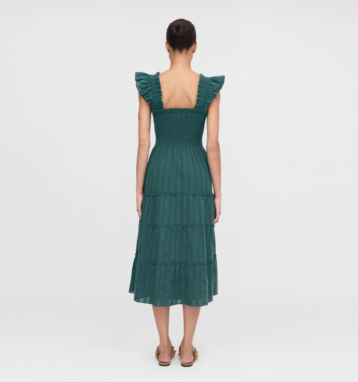 The Ellie Nap Dress in Midnight Green