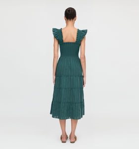 The Ellie Nap Dress in Midnight Green
