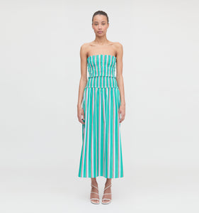 The June Nap Top in Sunset Stripe