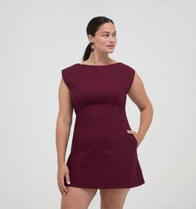 The Rhiannon Dress in Mulberry