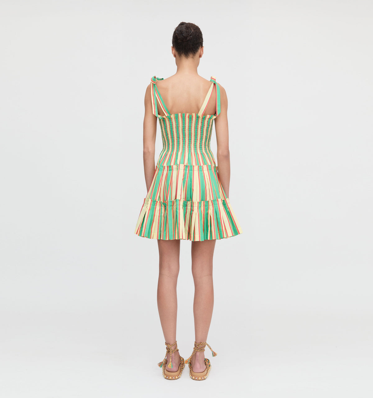 The Ribbon Charlotte Nap Dress in Rockhouse Stripe