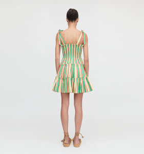 The Ribbon Charlotte Nap Dress in Rockhouse Stripe