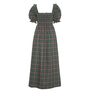 The Scarlett Nap Dress in Chestnut Tartan