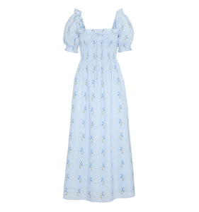 The Scarlett Nap Dress in Bluebell Waltz