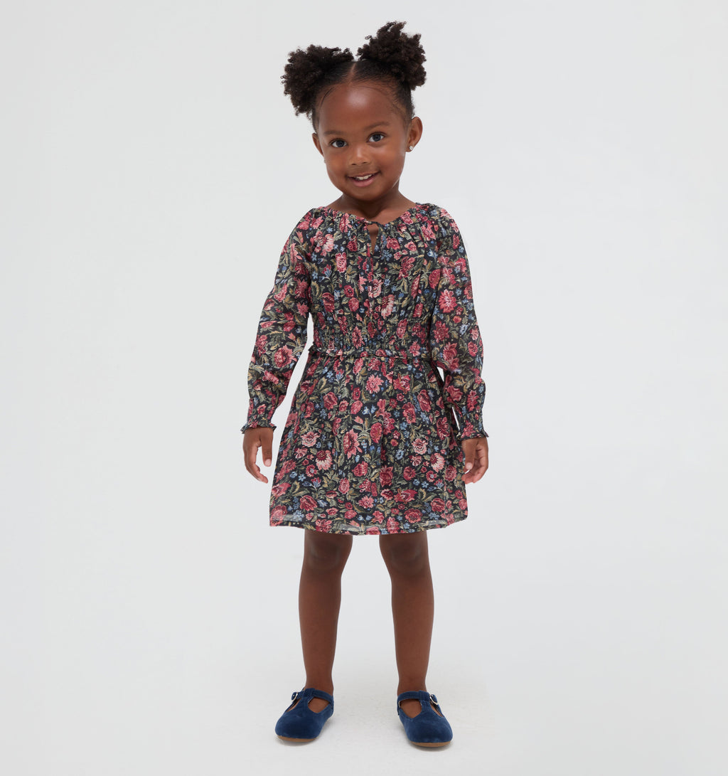 The Tiny Gretta Dress in Jacobean Sprig