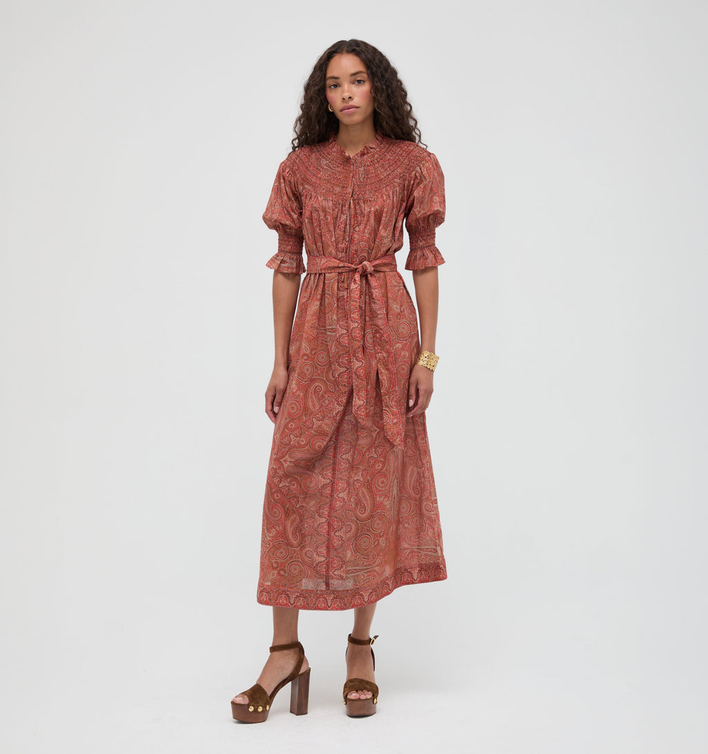The Zinnia Maxi Dress in Cypress Paisley