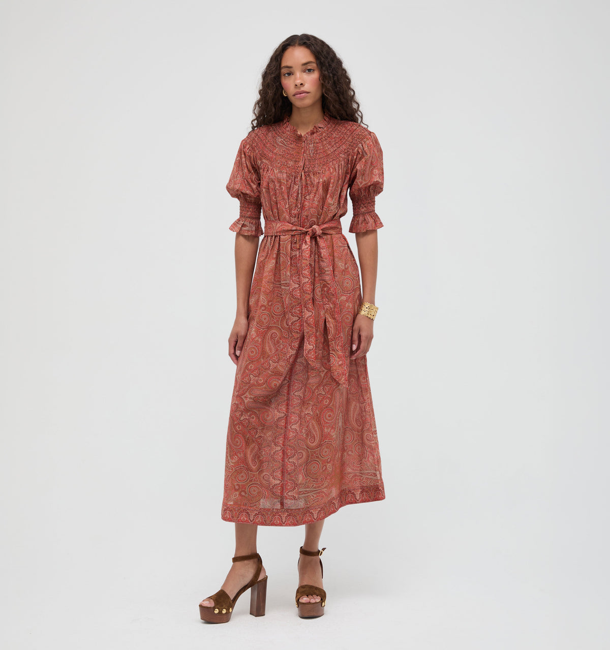The Zinnia Maxi Dress in Cypress Paisley
