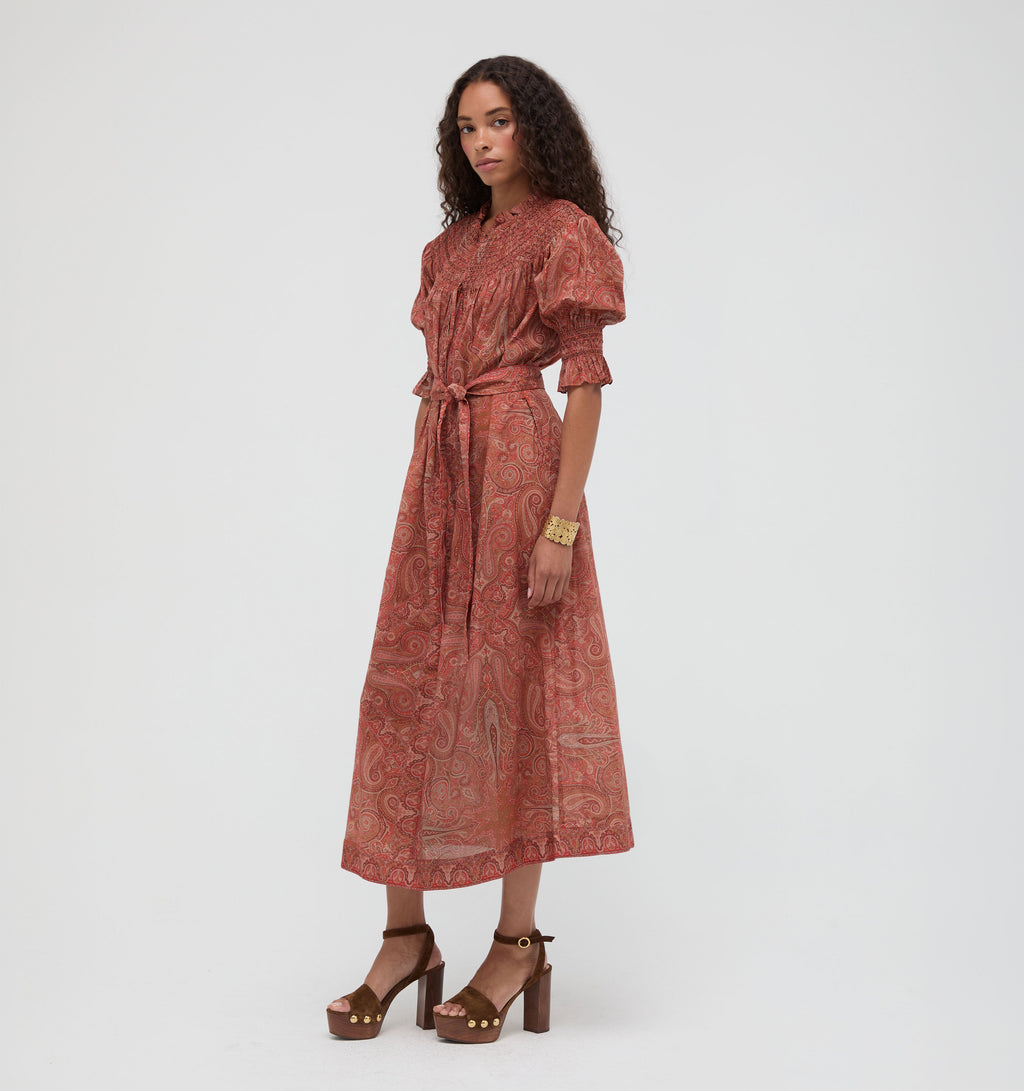 The Zinnia Maxi Dress in Cypress Paisley