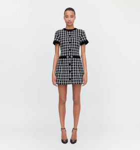 Hill House Home Women's The Allegra Dress - Black and White Tweed - Size XL Hill House Home Women's The Allegra Dress - Black and White Tweed - Size XL