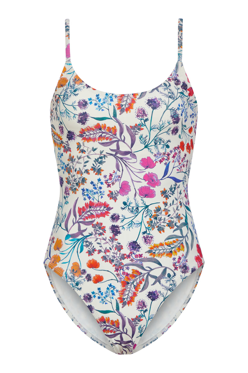 The Amalfi One Piece in Botanical Floral