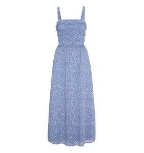 The Analiese Nap Dress in Cornflower Ditsy Thistle