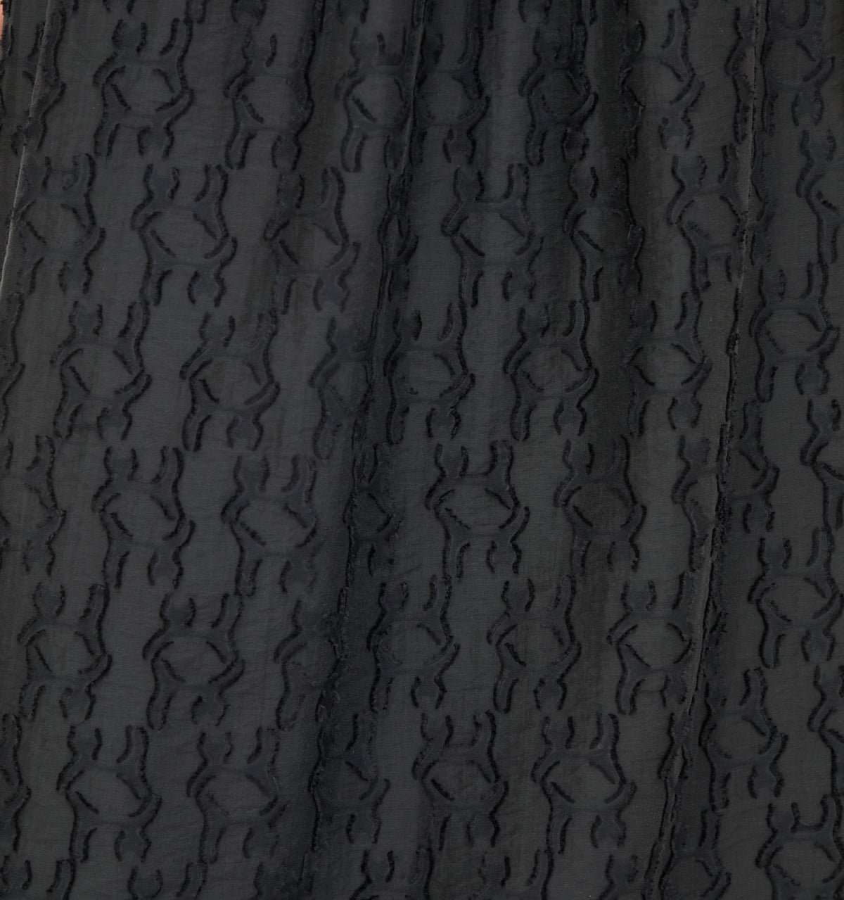 The Anita Nap Dress in Black Fil Coupe