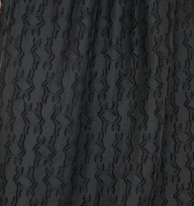 The Anita Nap Dress in Black Fil Coupe