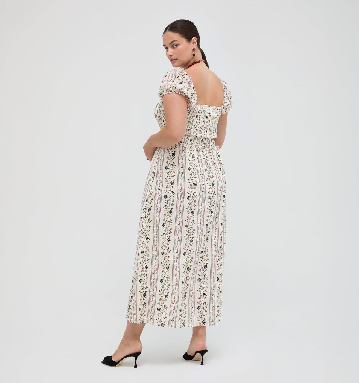 The Aster Nap Dress in Kelmscott Ribbon Stripe