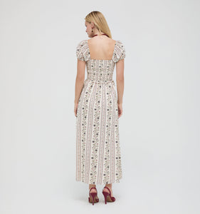 The Aster Nap Dress in Kelmscott Ribbon Stripe
