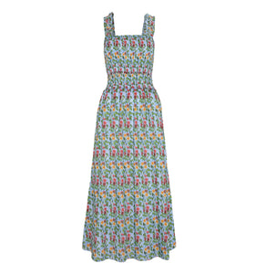 The Azalea Maxi Nap Dress in Geranium Stripe