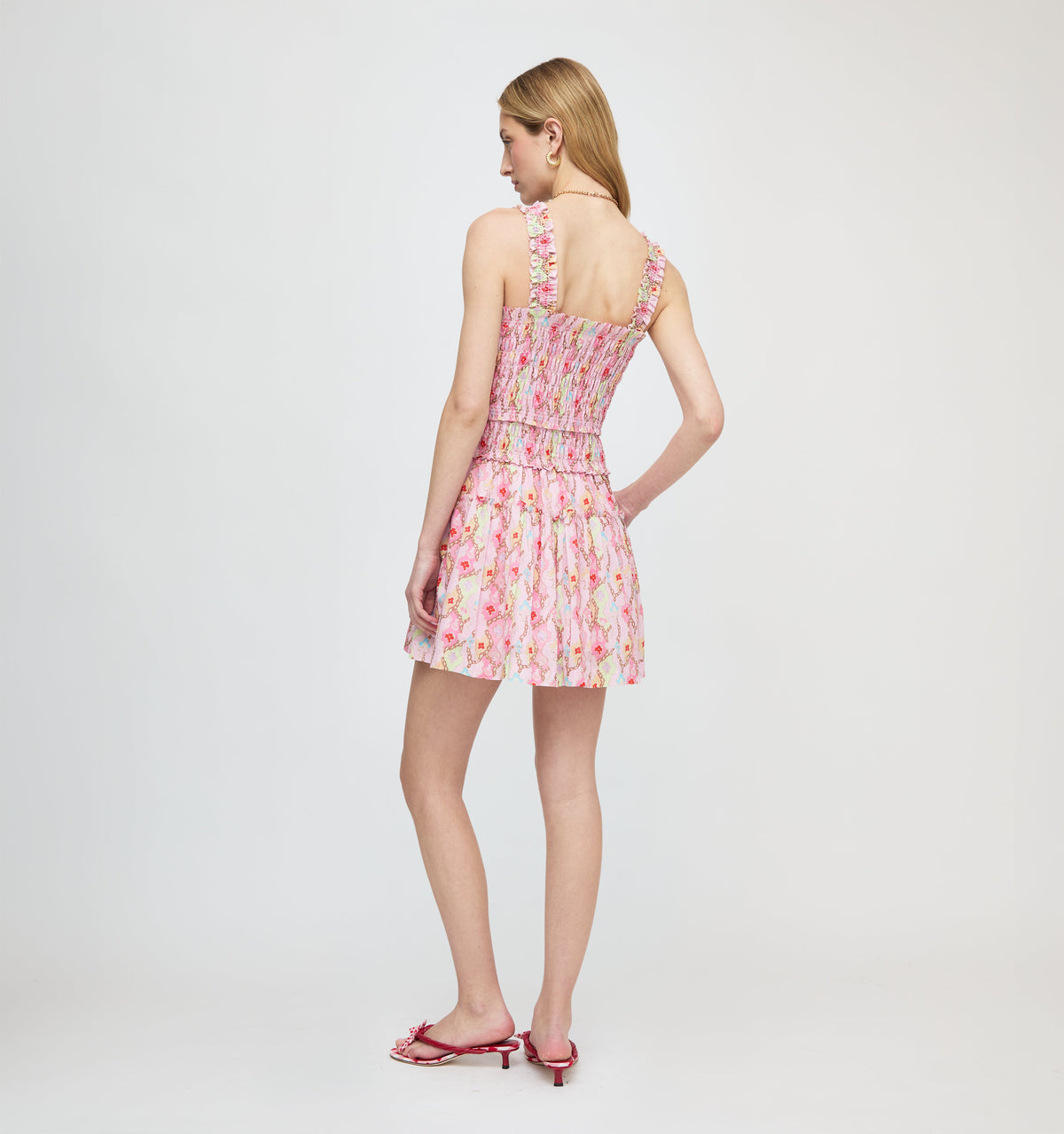 The Azalea Mini Nap Dress in Clover Chain