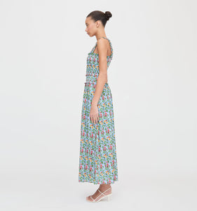 The Azalea Maxi Nap Dress in Geranium Stripe