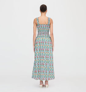 The Azalea Maxi Nap Dress in Geranium Stripe