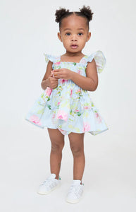 The Baby Ellie Nap Dress in Hydrangea Chintz