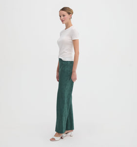The Beverly Pant in Jadeite Floral Jacquard