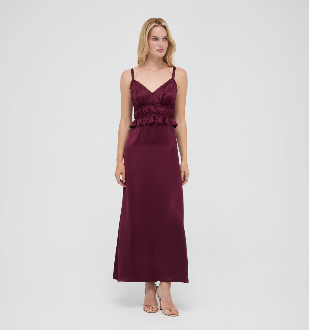 The Bonnie Dress in Mulberry