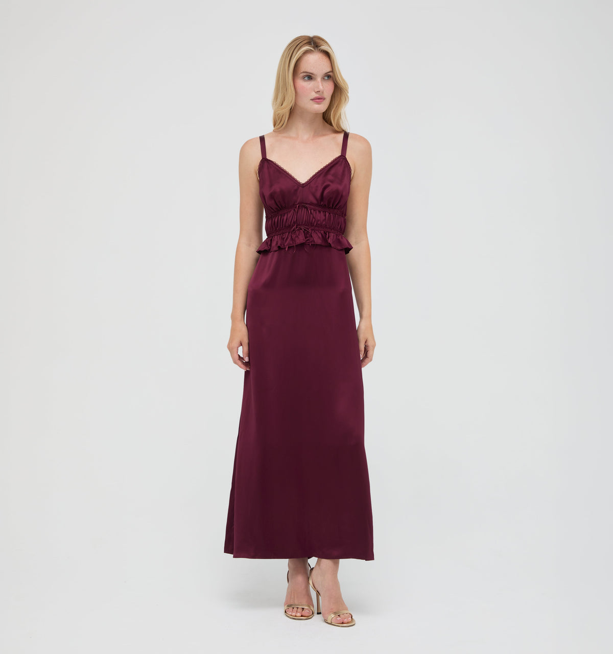 The Bonnie Dress in Mulberry