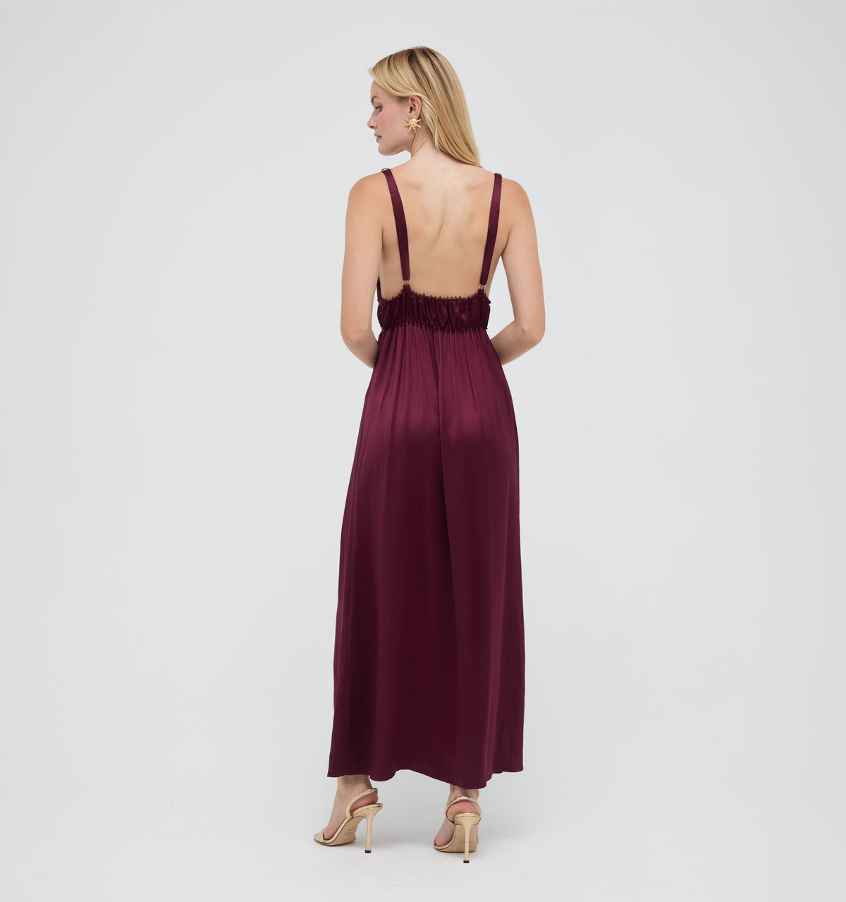 The Bonnie Dress in Mulberry
