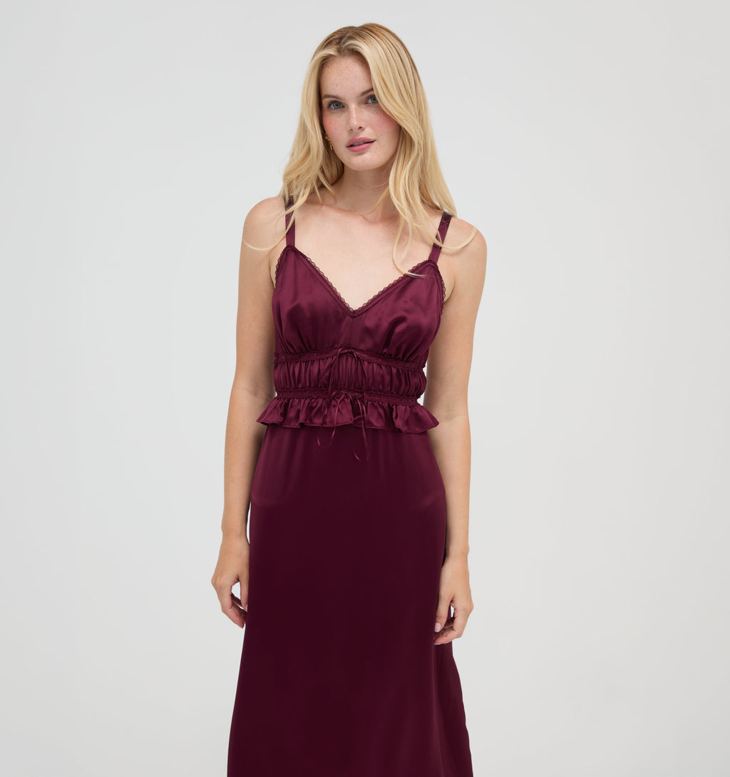 The Bonnie Dress in Mulberry