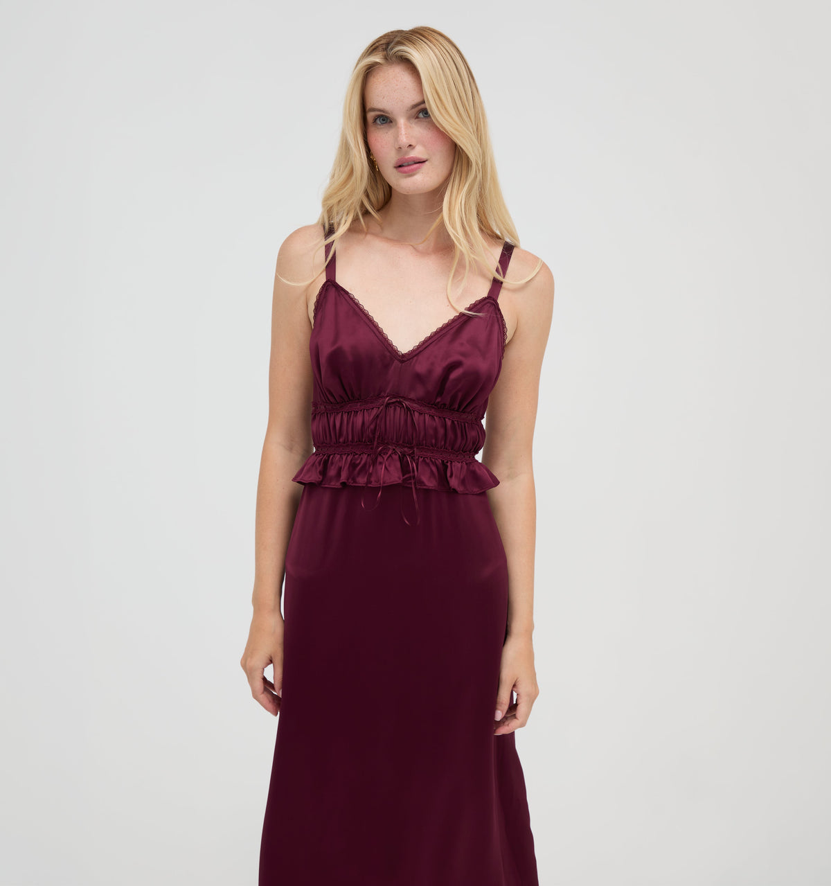 The Bonnie Dress in Mulberry