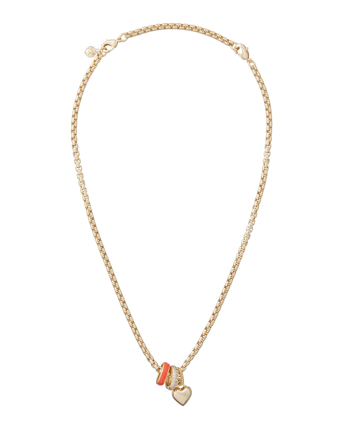 The Box Chain Charm Necklace