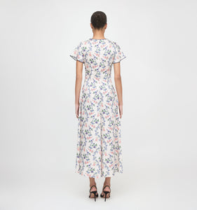 The Brie Dress in Scallop Bow Chintz Pink