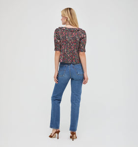 The Camri Top in Jacobean Sprig