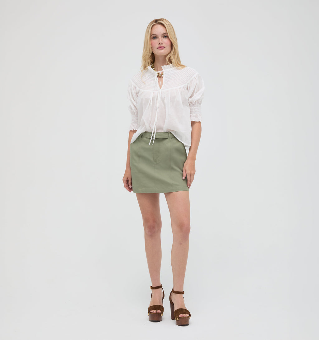 The Carley Skirt in English Sage
