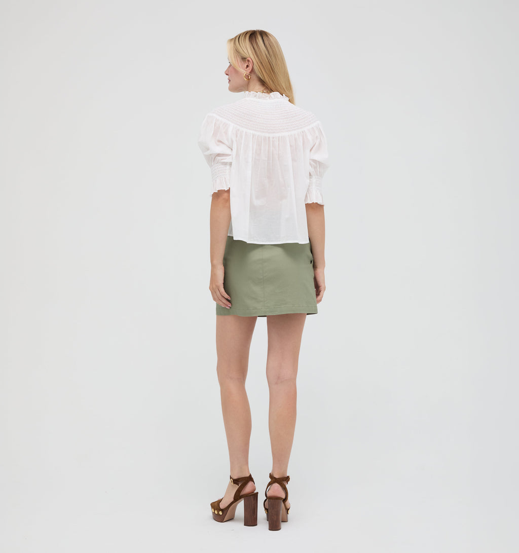 The Carley Skirt in English Sage