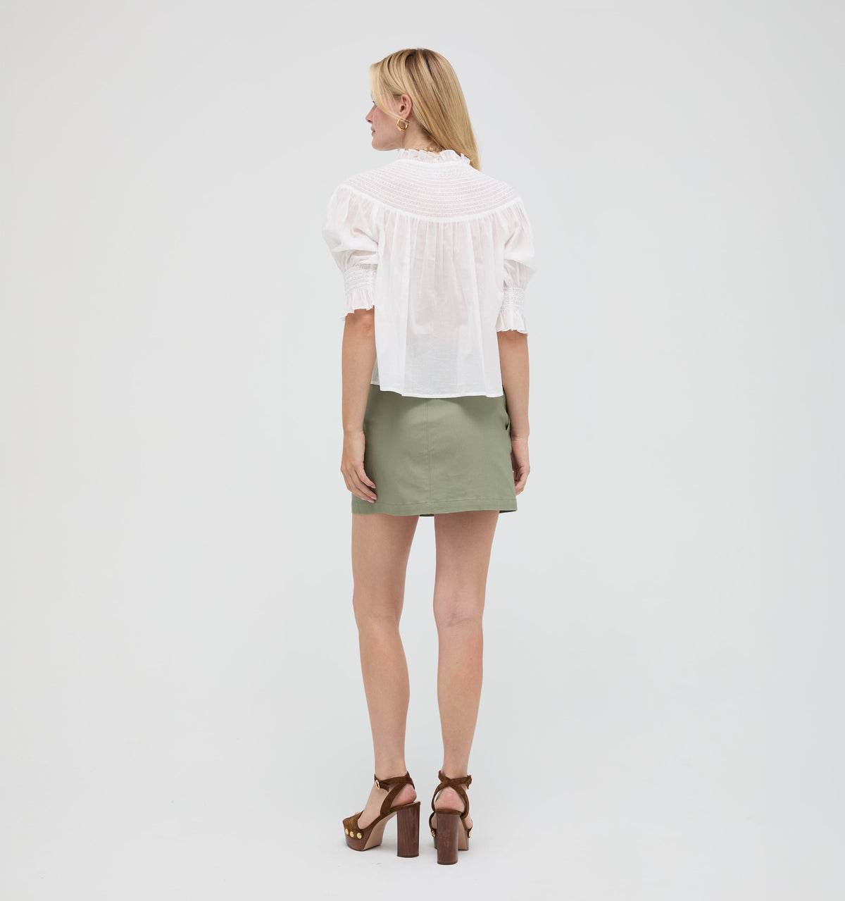 The Carley Skirt in English Sage