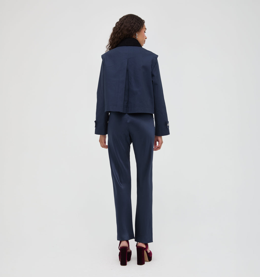 The Clarisse Jacket in Navy