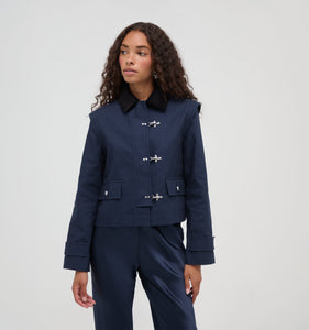 The Clarisse Jacket in Navy