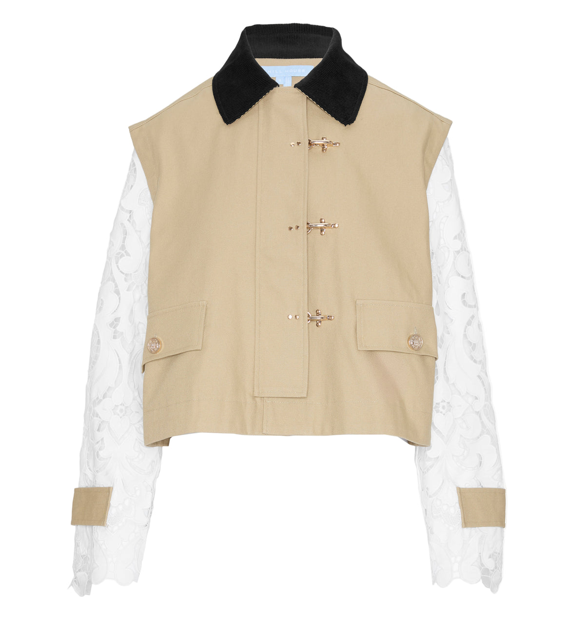 The Clarisse Jacket in Khaki Canvas